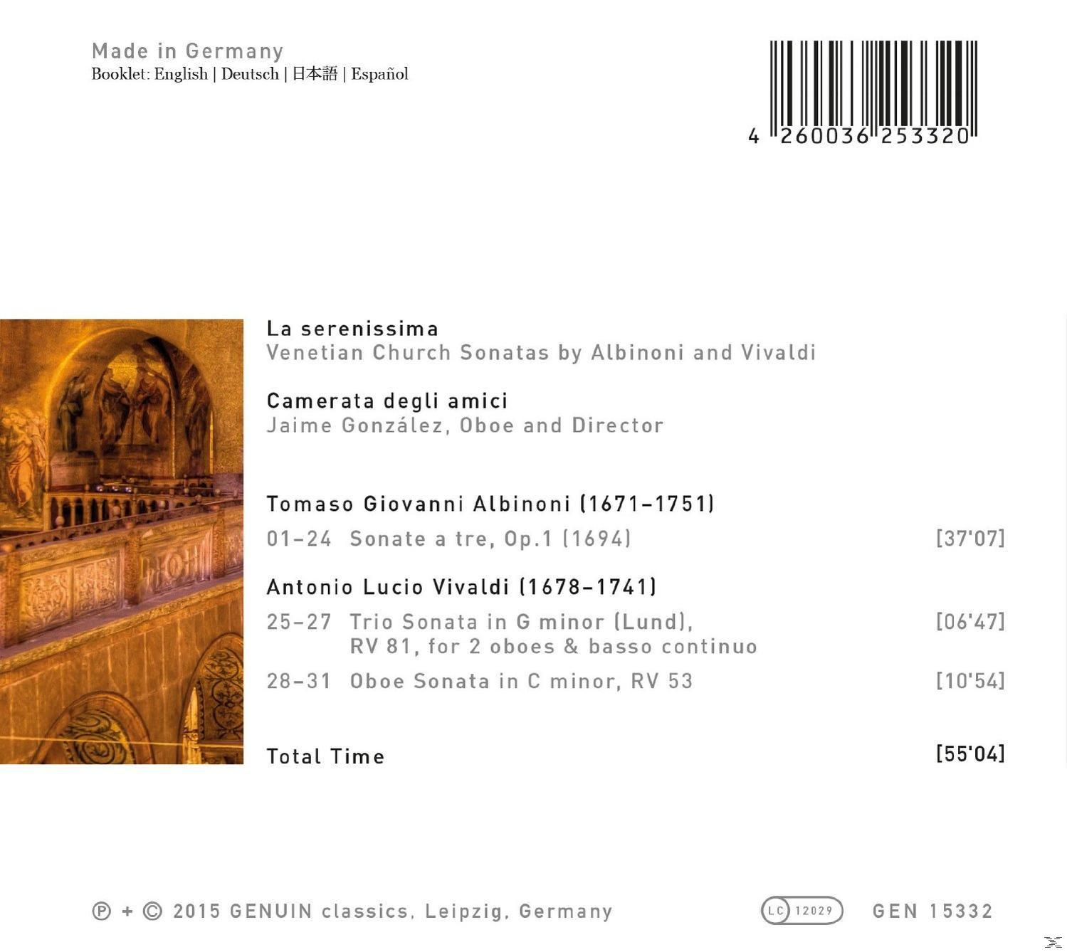 Camerate Degli Amici - La Serenissima-Kirchensonaten Aus Venedig  - (CD)