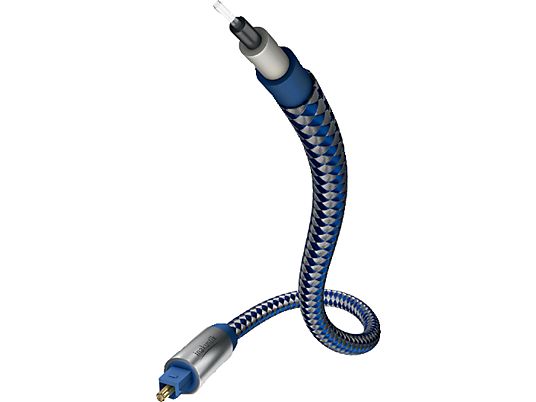 INAKUSTIK Premium Optical Cable, 1 m, blu / argento - Cavo ottico (Blu/Argento)