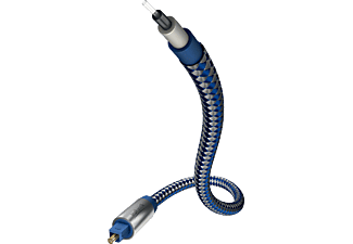 INAKUSTIK 41202 CABLE OPT 2.0M BLUE/SILVER - Optokabel (Blau, silber)