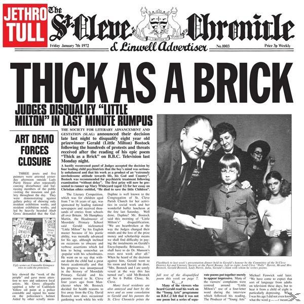 Jethro Tull - Thick as a Brick (Vinyl LP (nagylemez))