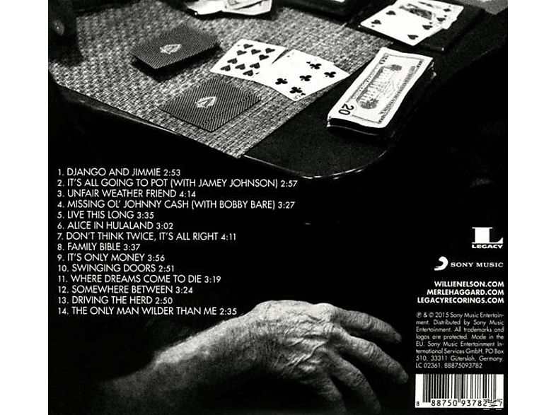 Thumbnail - Willie Nelson, Merle Haggard - Django And Jimmie (CD)