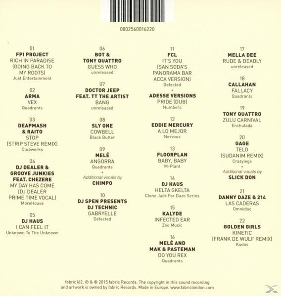 Monki - Fabric Live 81  - (CD)
