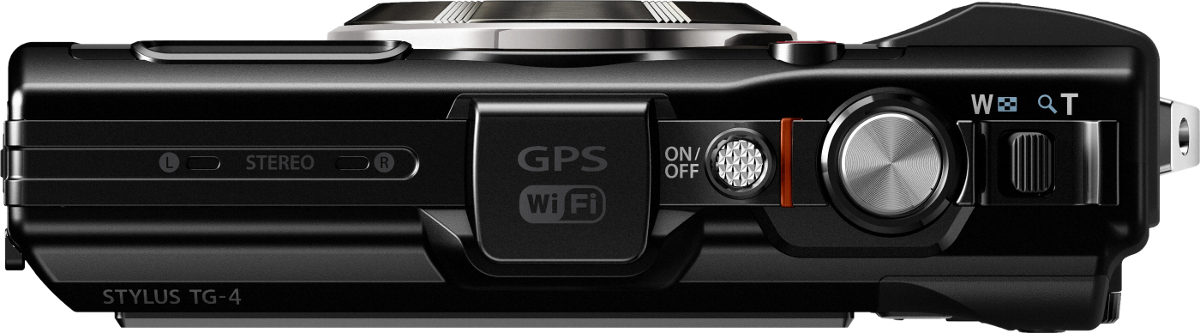 OLYMPUS TG-4 fekete digitális fényképezőgép