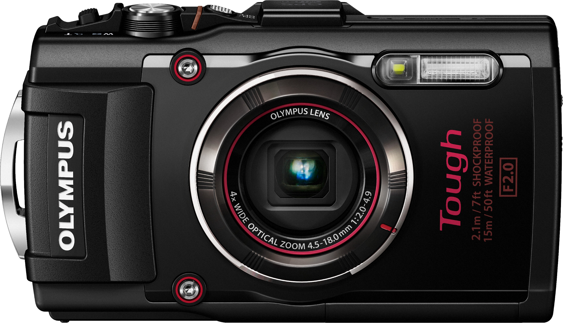 OLYMPUS TG-4 fekete digitális fényképezőgép