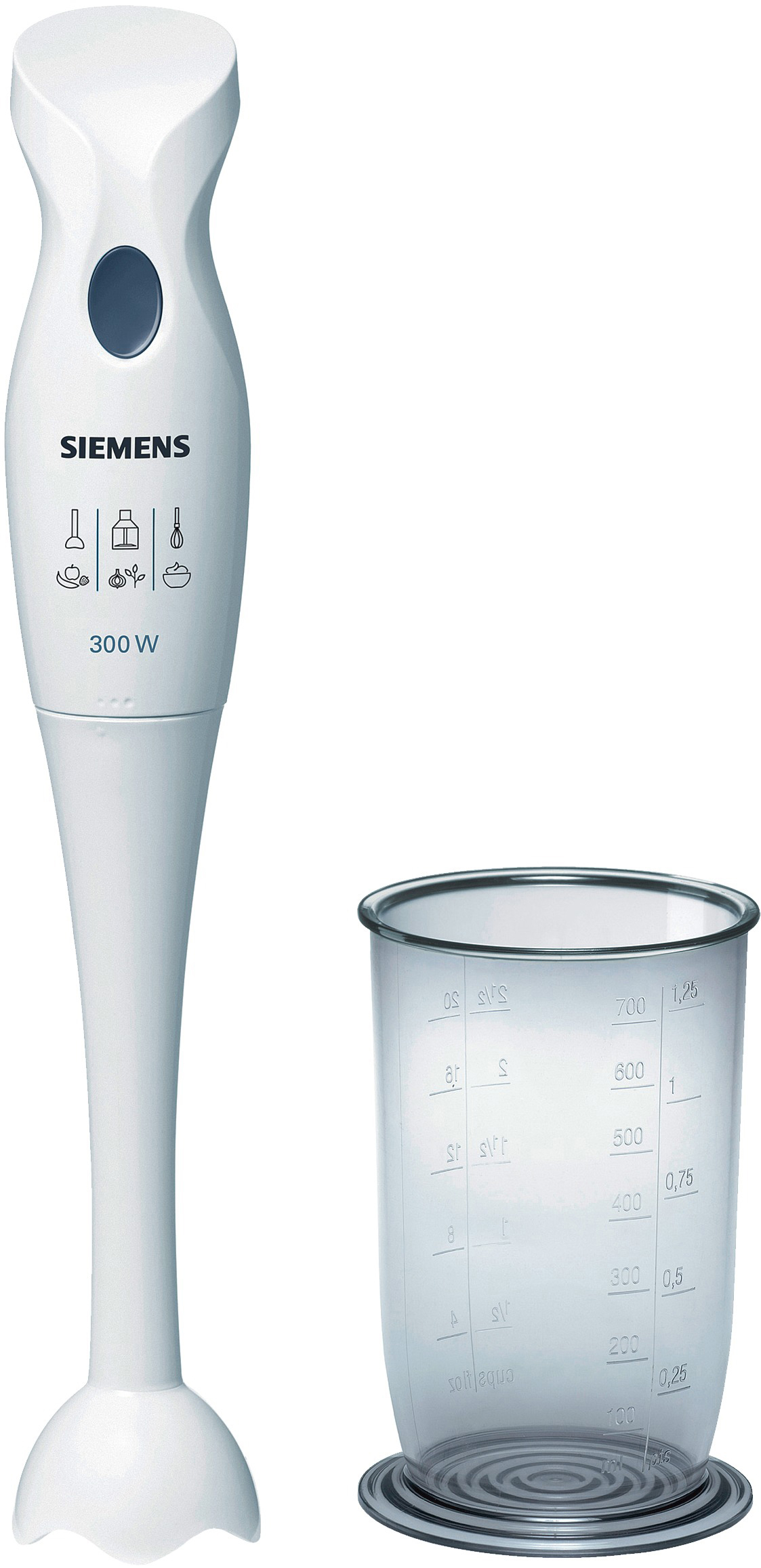 SIEMENS MQ5B150N Stabmixer Weiß (300 Watt)