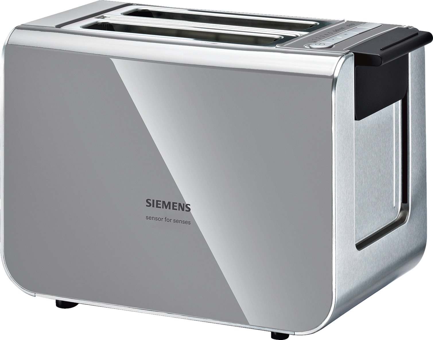 SIEMENS TT86105 sensor for senses Toaster Urban grey/Schwarz (860 Watt, Schlitze: 2)