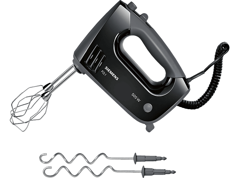 SIEMENS MQ96500 Handmixer Watt) (500 Schwarz/Grau