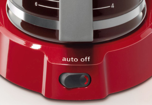 BOSCH TKA 3A 034 Kaffeemaschine Rot/Hellgrau