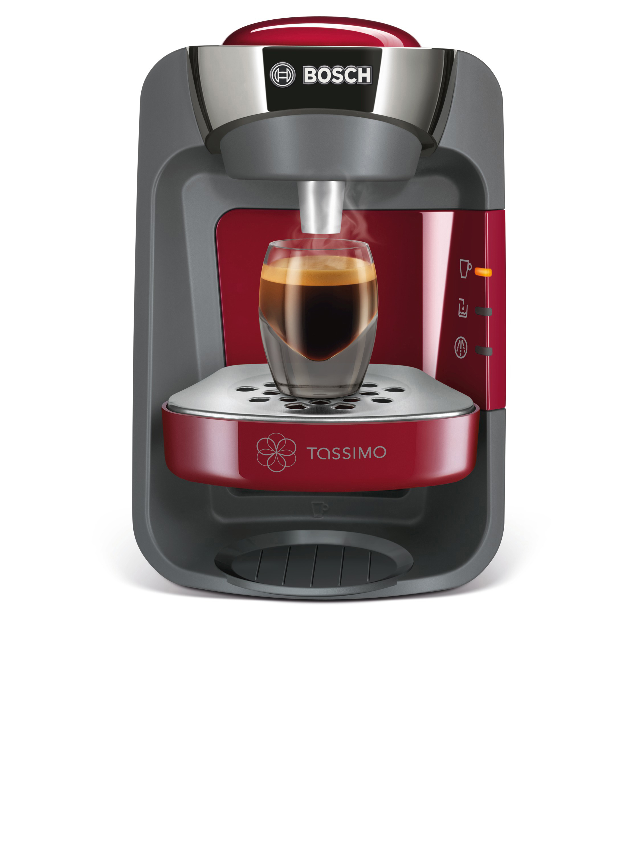 BOSCH TAS3203 Tassimo Sunny Kapselmaschine Rot/Anthrazit