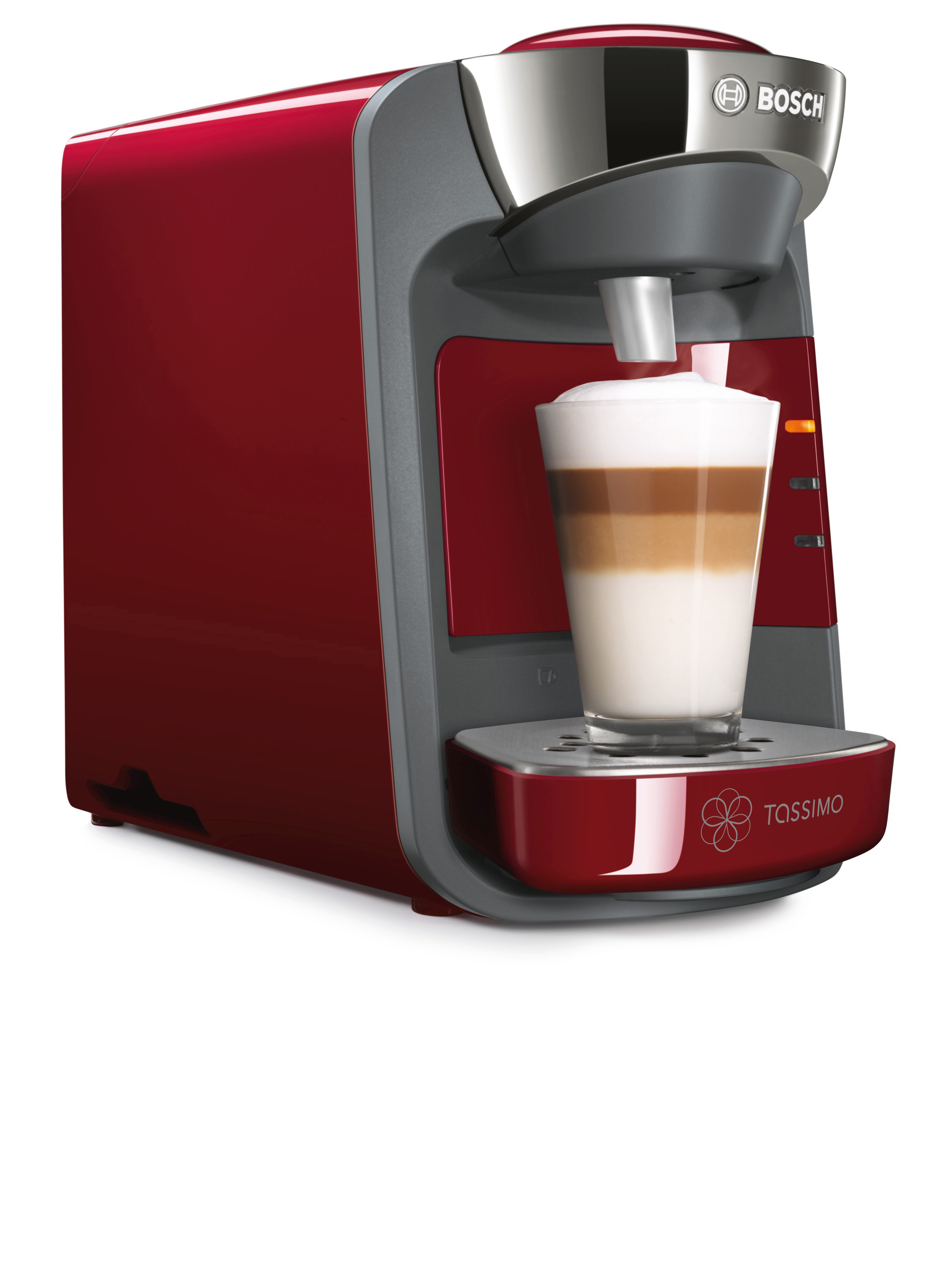 BOSCH TAS3203 Tassimo Sunny Kapselmaschine Rot/Anthrazit