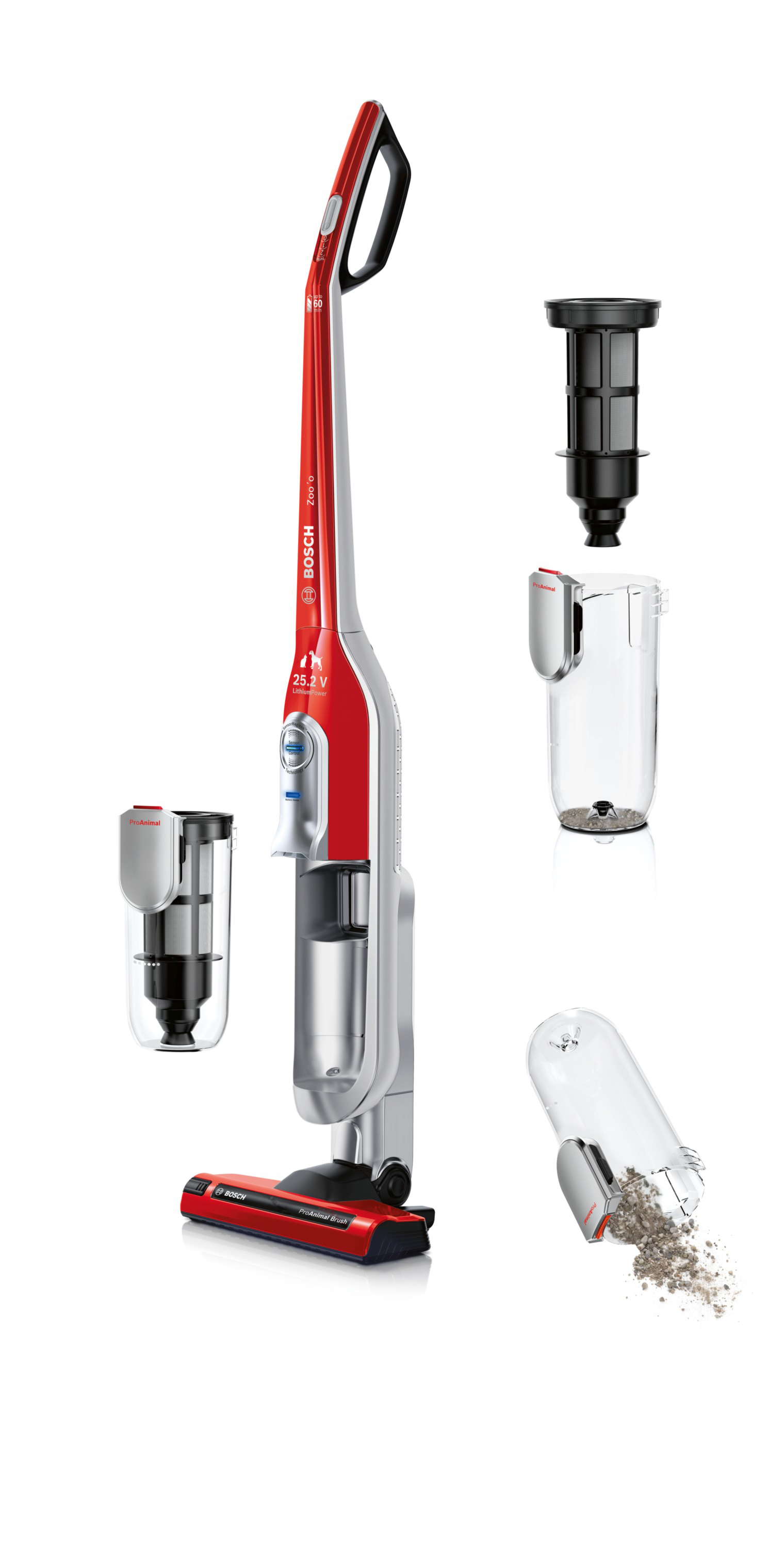 BOSCH BCH6ZOOO Stielsauger, Akkubetrieb
