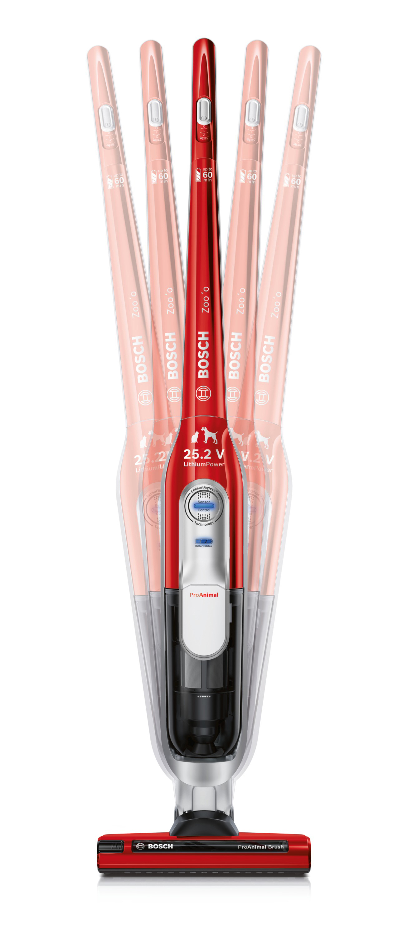 BOSCH BCH6ZOOO Stielsauger, Akkubetrieb