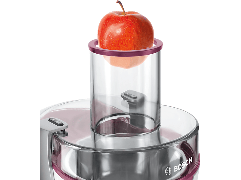 BOSCH MES25C0 Entsafter 700 Watt, Weiß/Pink