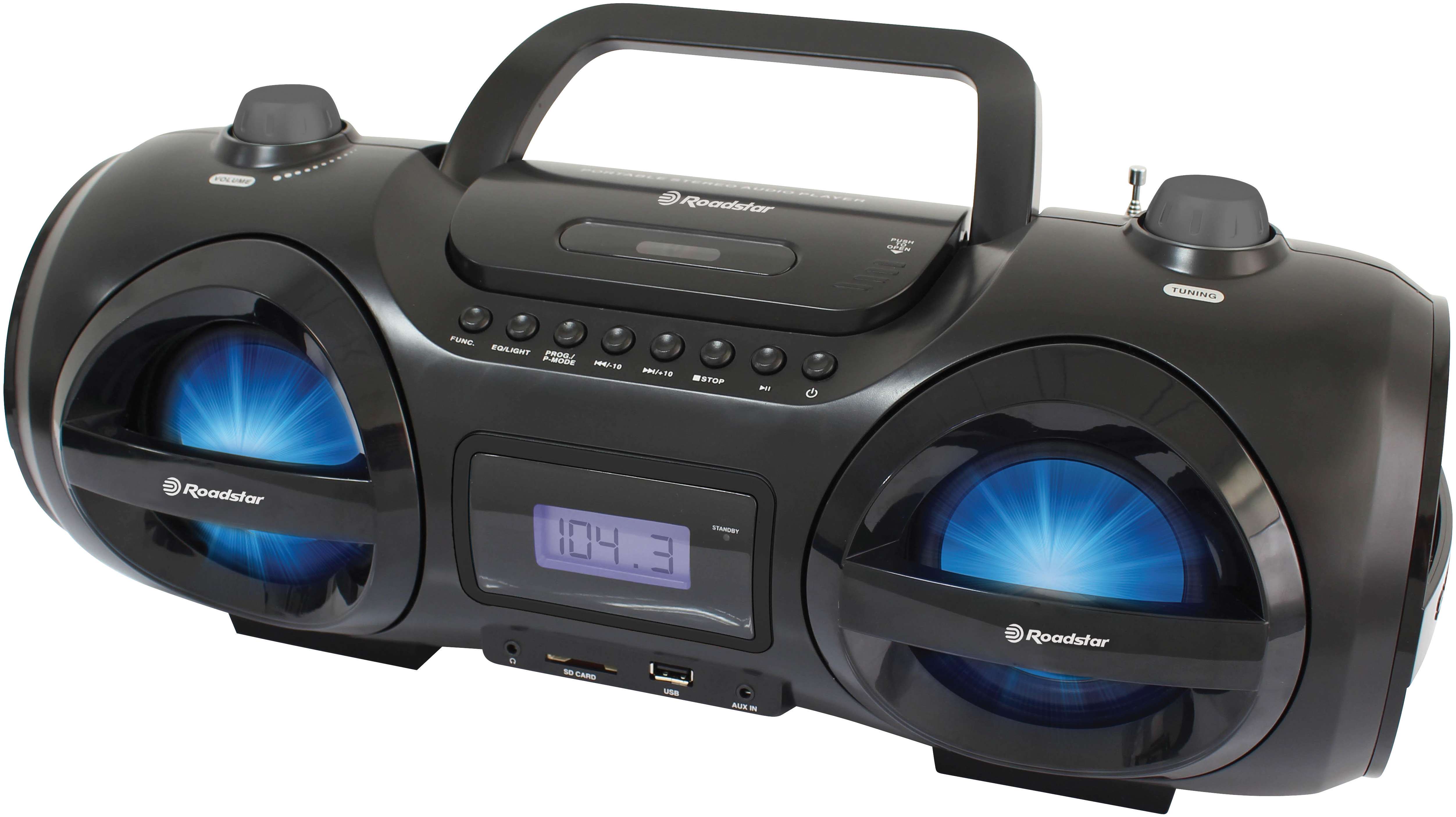 ROADSTAR CDR-485US/BK Boombox Schwarz