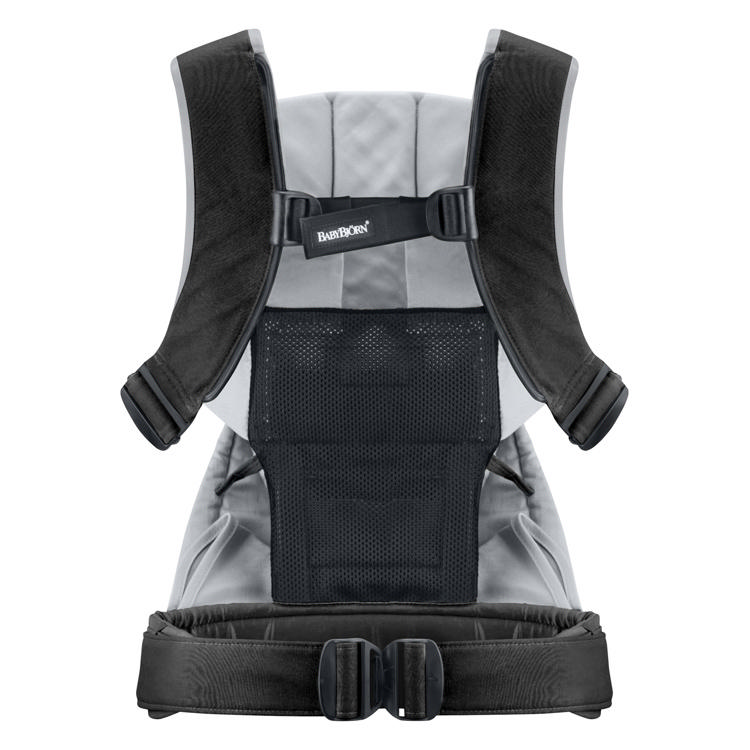 BABYBJORN BB910653 Kanguru One Black/Silver Cotton Mix Kanguru