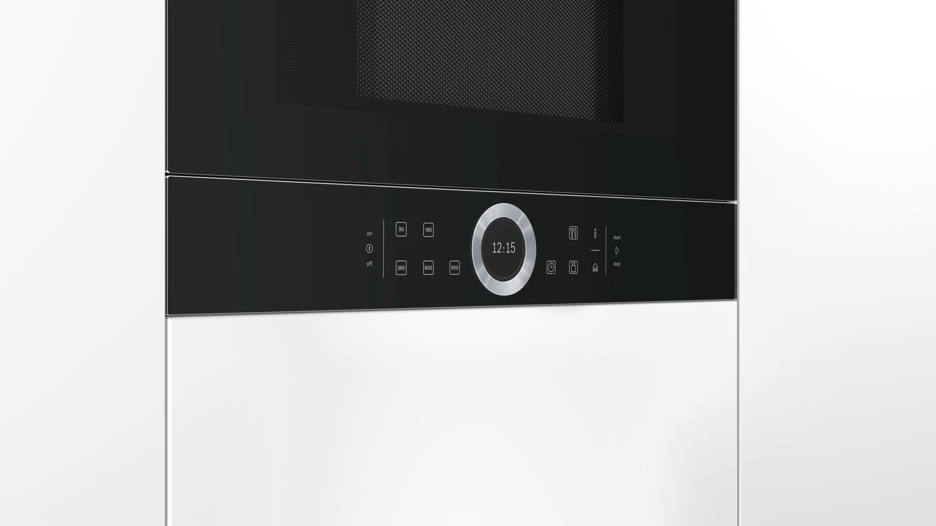 BOSCH BFL 634 GB1 SCHWARZ, Mikrowelle (900 Watt)