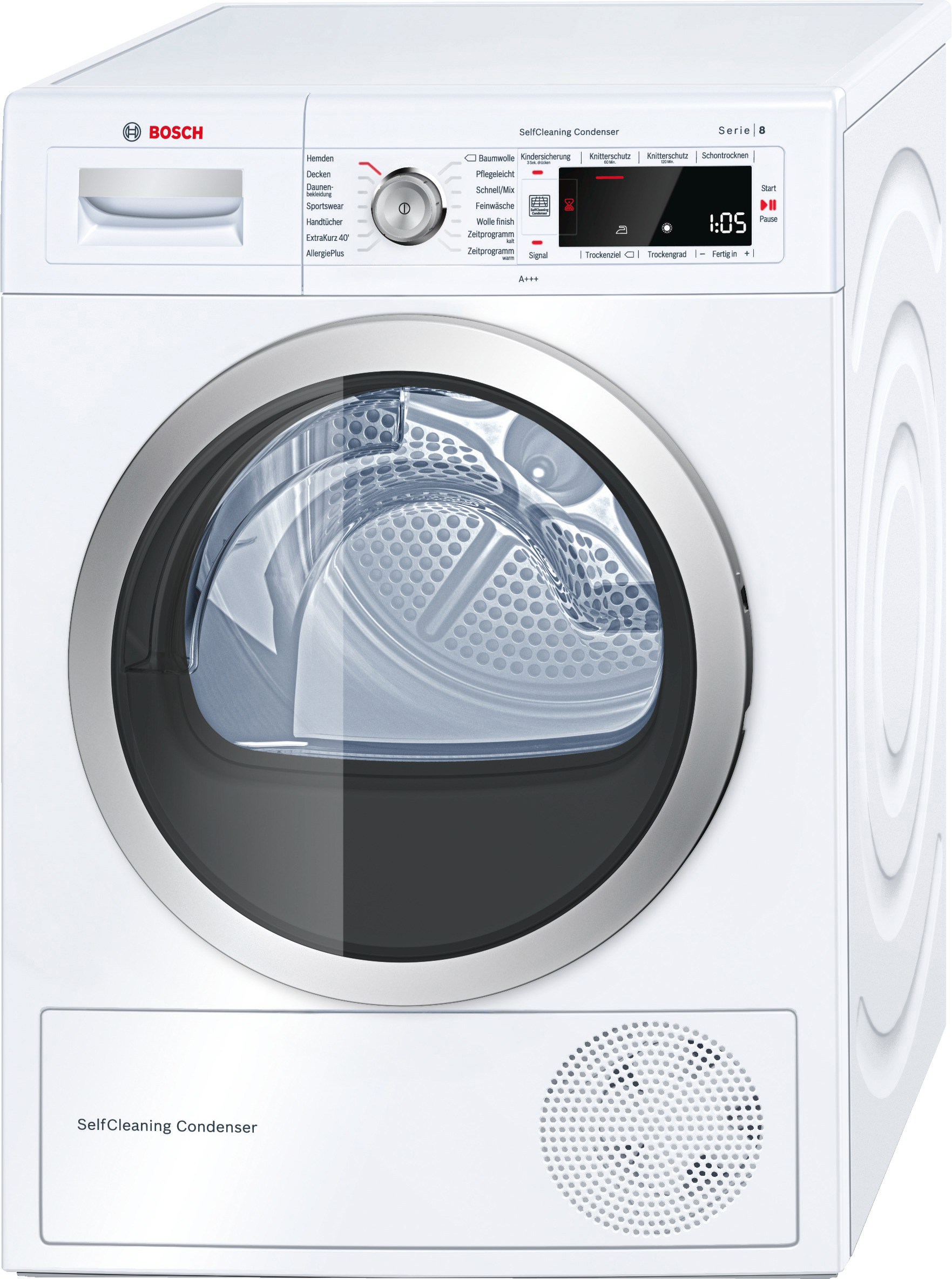BOSCH WTW875W0 Trockner (8,0 kg, A+++, Weiß)
