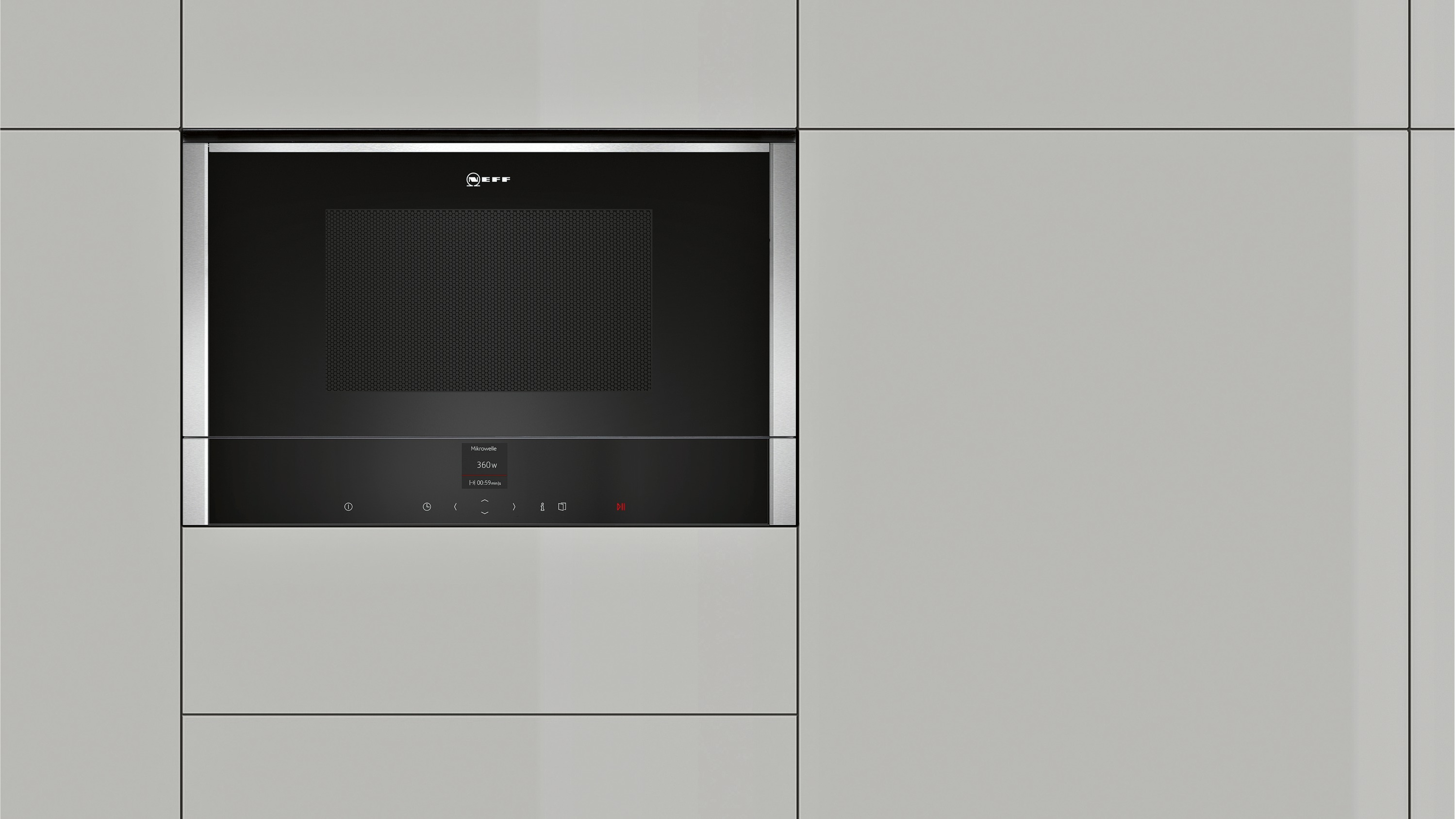 NEFF CGR1700N, Mikrowelle (900 Watt, Grillfunktion)