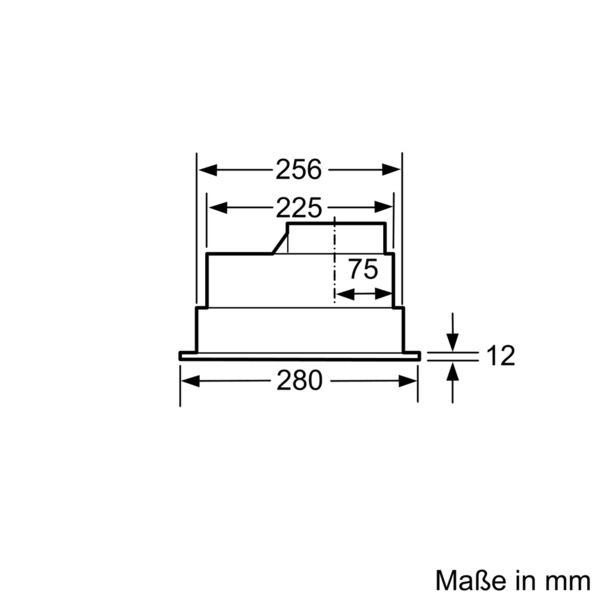 NEFF D5625X0 - DBM20A, Dunstabzugshaube (530 mm breit, 280 mm tief)
