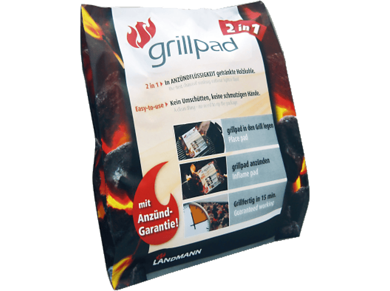 LANDMANN 0925 instant grill faszén, 1 kg