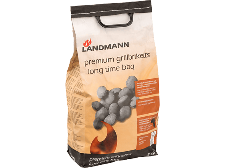 LANDMANN 09520 premium grillbrikett, 3 kg