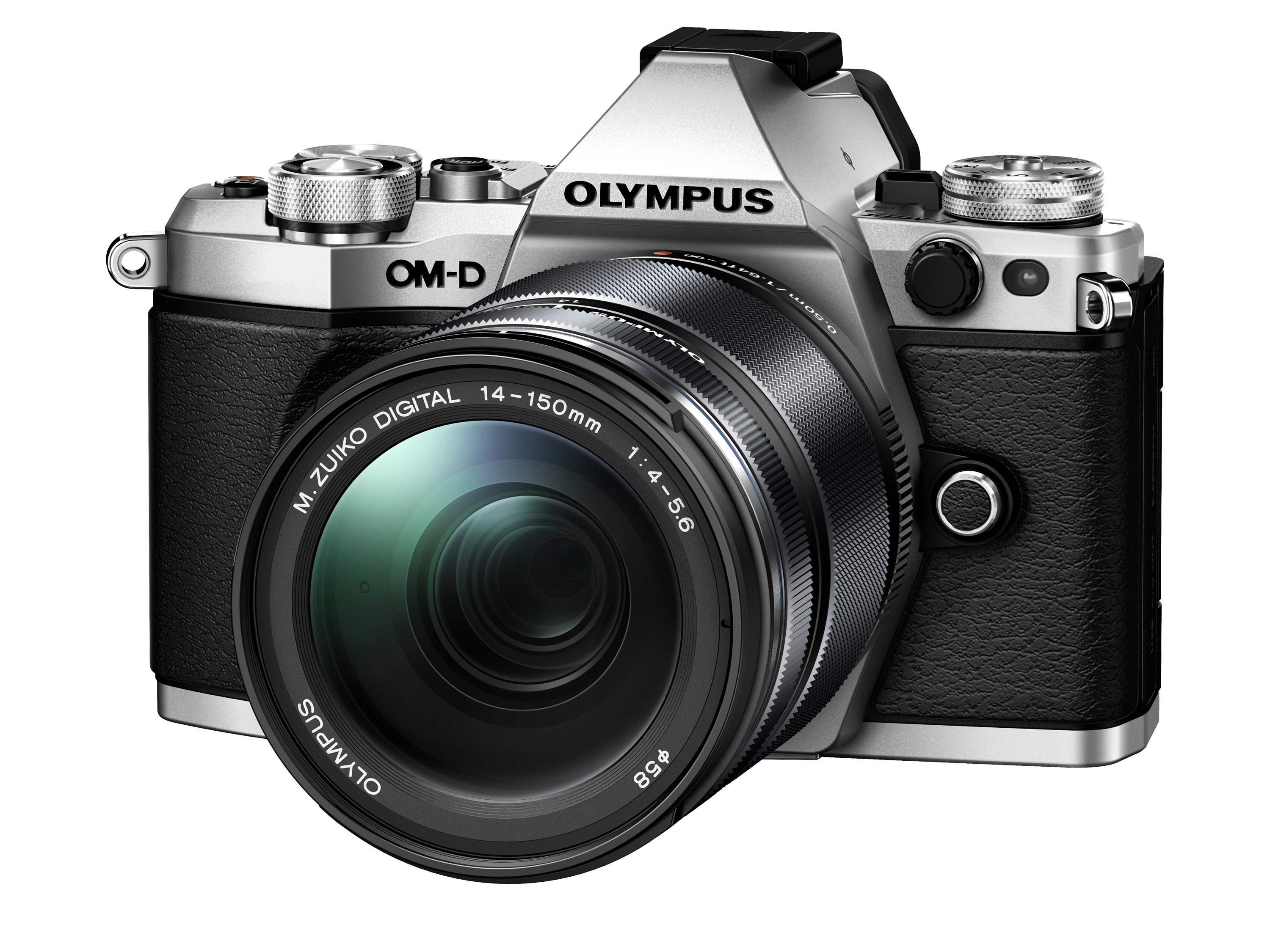 OLYMPUS OM-D E-M5 Mark II Systemkamera mit Objektiv 14-150 mm, 7,6 cm Display Touchscreen, WLAN