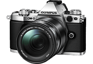 OLYMPUS OM-D E-M5 Mark II, 14-150 mm, 16.1 MP, argenté - Appareil photo à objectif interchangeable Argent