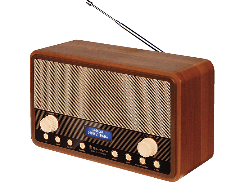 DAB, ROADSTAR HRA-1300 Radio, Holz Digital, DAB+