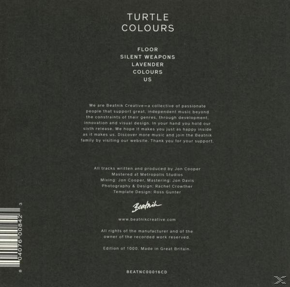 Turtle - Colours  - (CD 3 Zoll Single (2-Track))