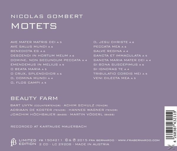 Beauty Farm - Motetten  - (CD)