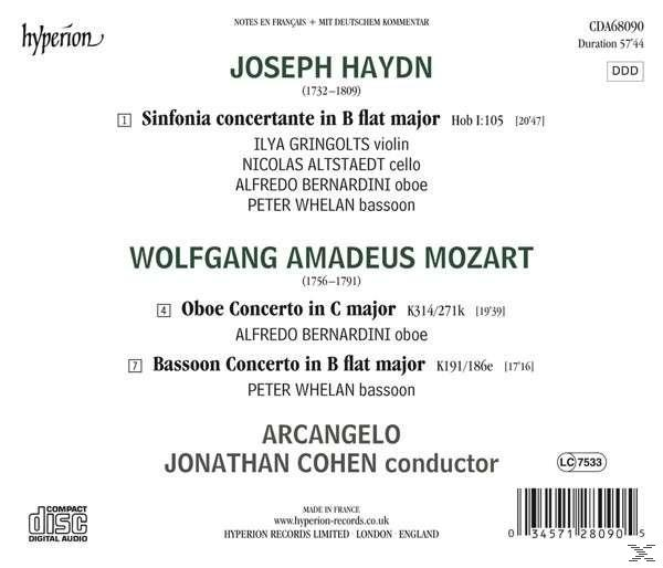 VARIOUS - Sinfonia Concertante / Concertos  - (CD)