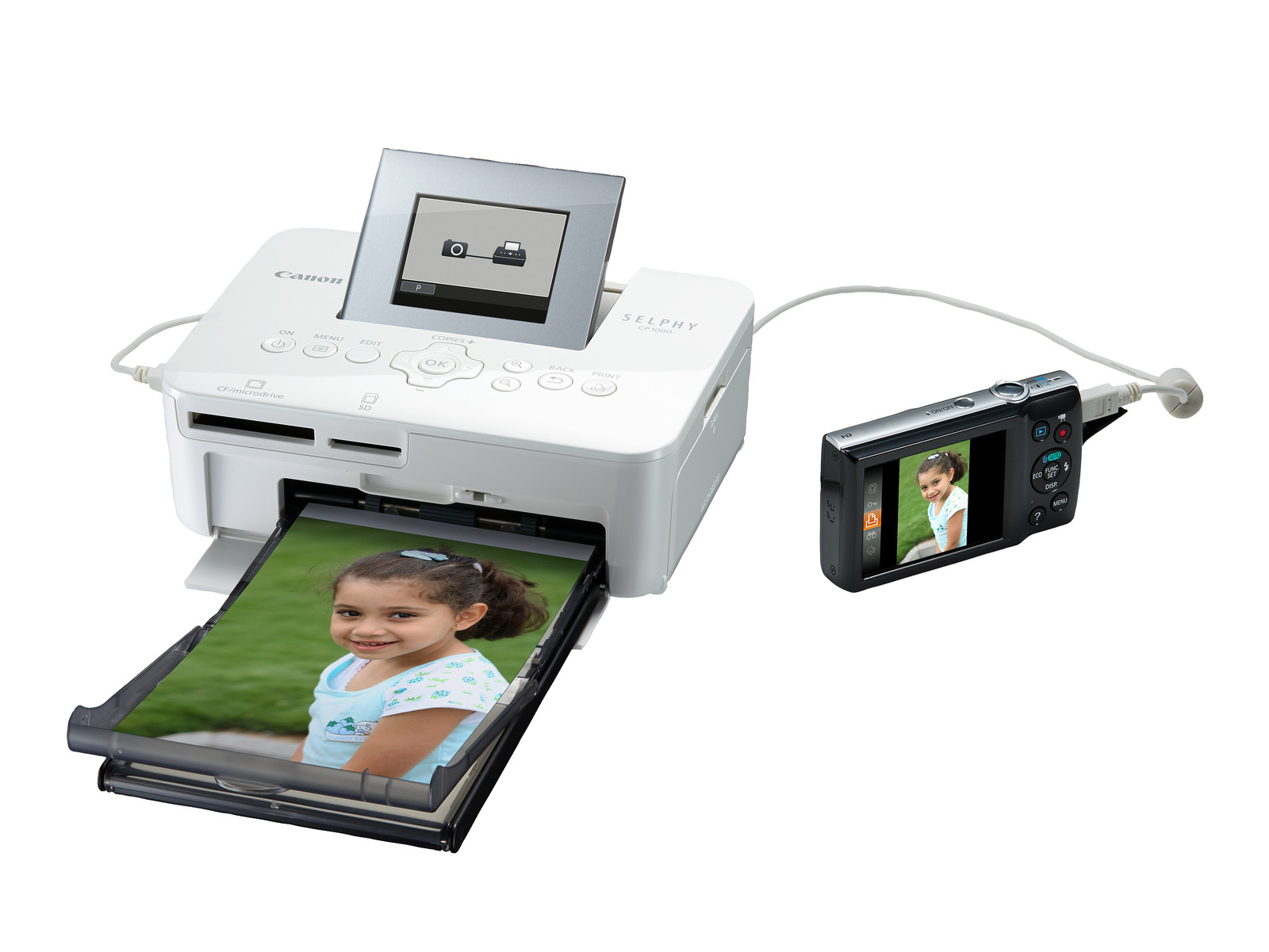 Canon Selphy Cp1000 Wh Fotodrucker Thermosublimationsdruck Ebay 6748