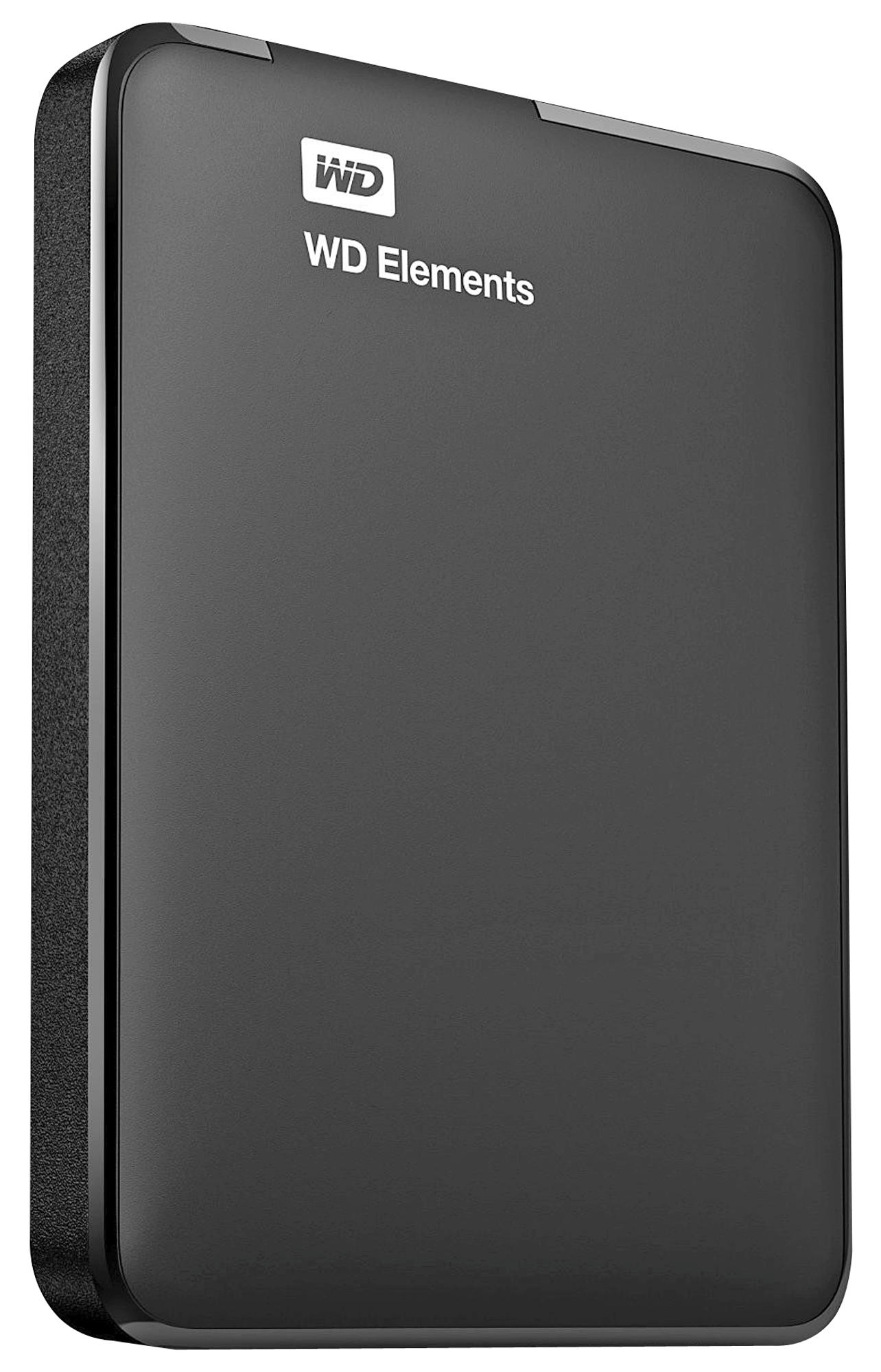 Disco duro 750 GB - WD Elements, externo, 2.5 pulgadas, USB 3.0, Negro