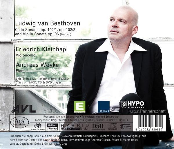 Andreas Woyke - Beethoven: Cellosonaten Op.102 / Violinsonate Op.96 (Bearb.  - (SACD Hybrid)