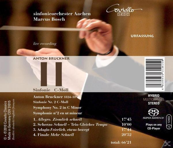 Sinfonieorchester Aachen - Bruckner: Sinfonie Nr.2 C-moll (Urfassung) [Hybrid Sacd]  - (SACD Hybrid)