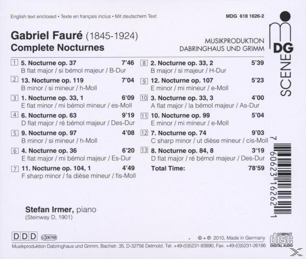Stefan Irmer - Sämtliche Nocturnes (GA)  - (CD)
