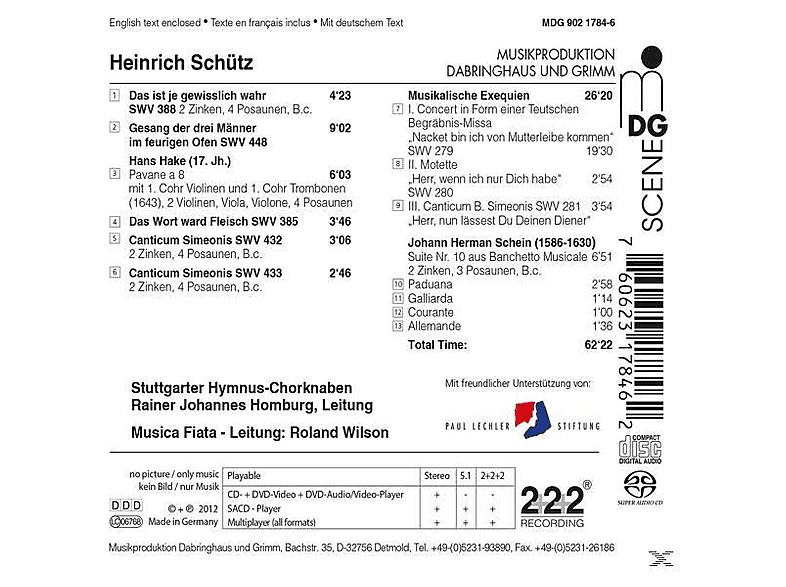 Roland/stuttgarter Hymnus-chorknaben Wilson | Musikalische