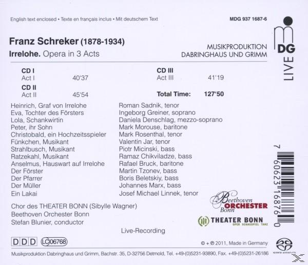 Chor, Beethoven Orchester Bonn, Stefan Blunier - Irrelohe  - (SACD Hybrid)