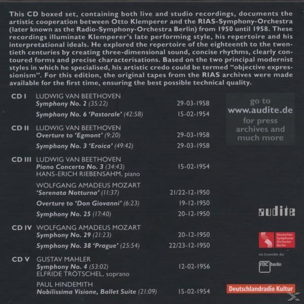 CD-Boxset-Rückseite mit Trackliste. Weißer Hintergrund, Text in Schwarz. Einige Logos sind sichtbar.