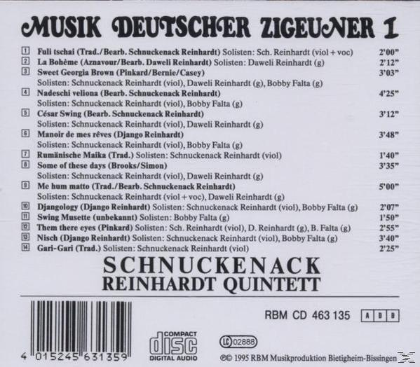 Schnuckenack Reinhardt Qunitett - Musik Deutscher Zigeuner Vol.1  - (CD)