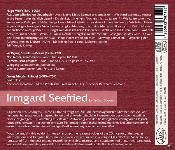Irmgard Seefried - Legenden Des Gesangs Vol.12  - (CD)