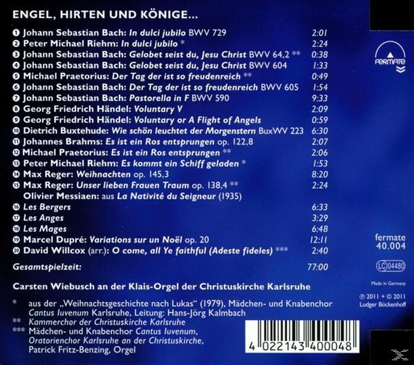 Carsten/cantus Iuvenum Karlsruhe/+ Wiebusch - Engel, Hirten Und Könige  - (CD)