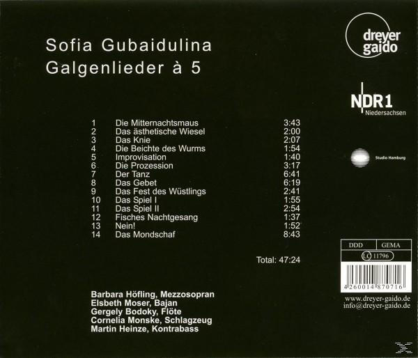 Höfling/Moser/Bodosky/Monske/Heinze - Galgenlieder A 5  - (CD)