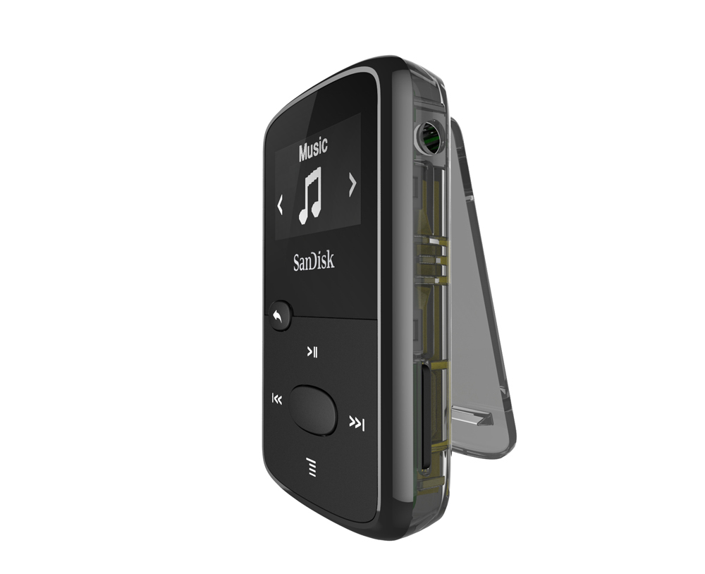 SANDISK SanDisk Clip Jam Mp3-Player (8 GB, Schwarz)
