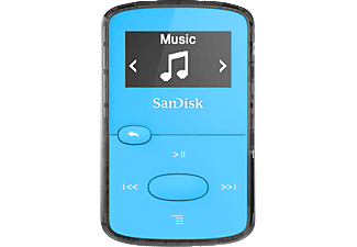 SANDISK Clip Jam - MP3 Player (8 GB, Blau)