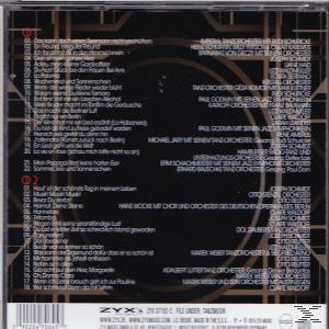 CD-Cover mit Songtiteln und Künstlerinformationen, schwarzer Hintergrund.