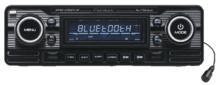 RMD120BT/B Retrodesign Autoradio mit Bluetooth, SD Kartenslot, USB