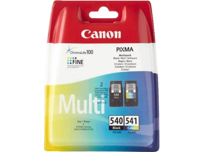 Canon Pg540 + Cl541 Multipack Noir- Cyan - Jaune Mangenta