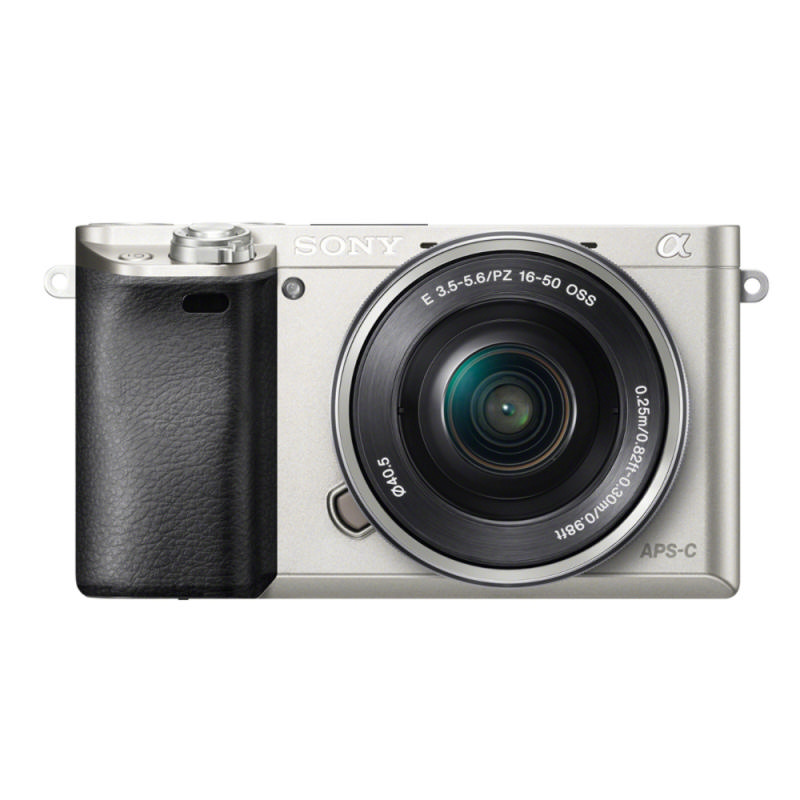 SONY A6000 24,3 MP 3 inç 16-50 mm Aynasız Sistem Fotoğraf Makinesi Gümüş