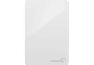 SEAGATE STDR1000411 Backup Plus Slim Portable Festplatte, 1 TB HDD, 2,5 Zoll, extern, Weiß